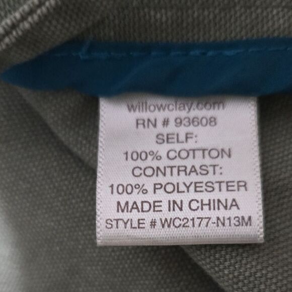 Willow and Clay Olive Green Military Style Utility Cargo Jacket with Hood - Picture 9 of 12